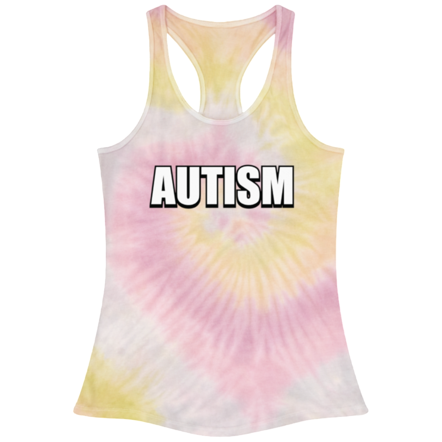 Autisma Tie-Dye Women's Tank Top