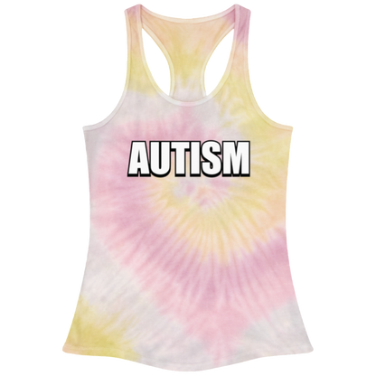 Autisma Tie-Dye Women's Tank Top