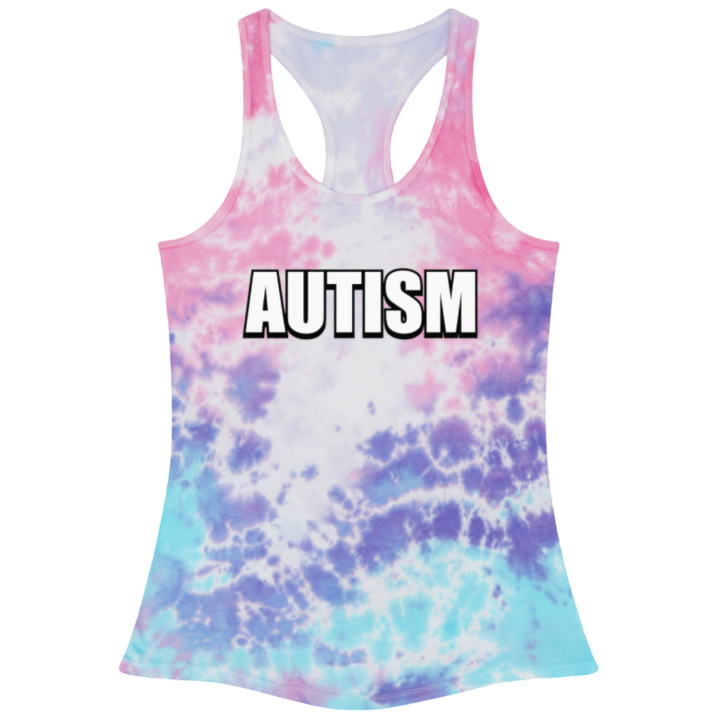 Autisma Tie-Dye Women's Tank Top