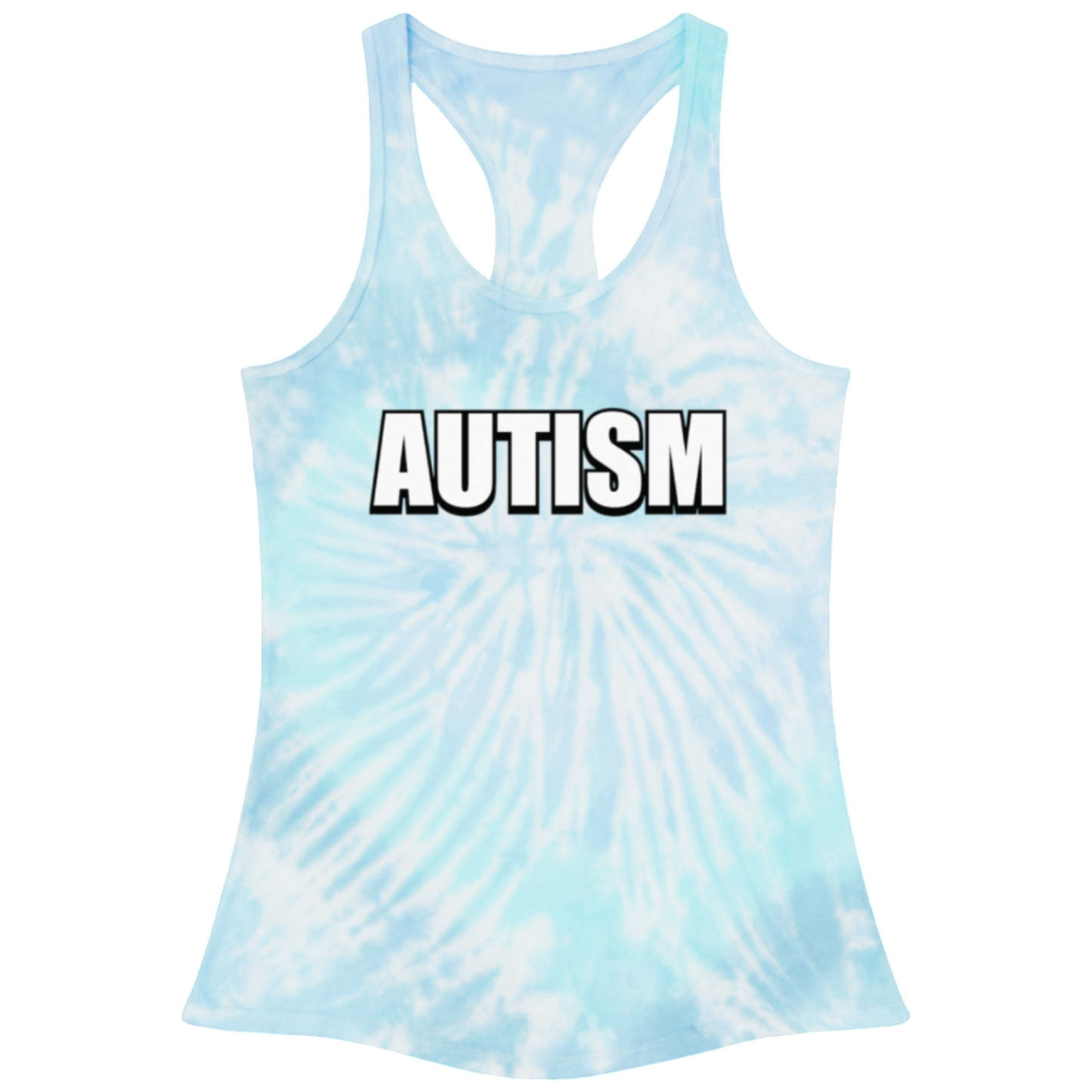 Autisma Tie-Dye Women's Tank Top